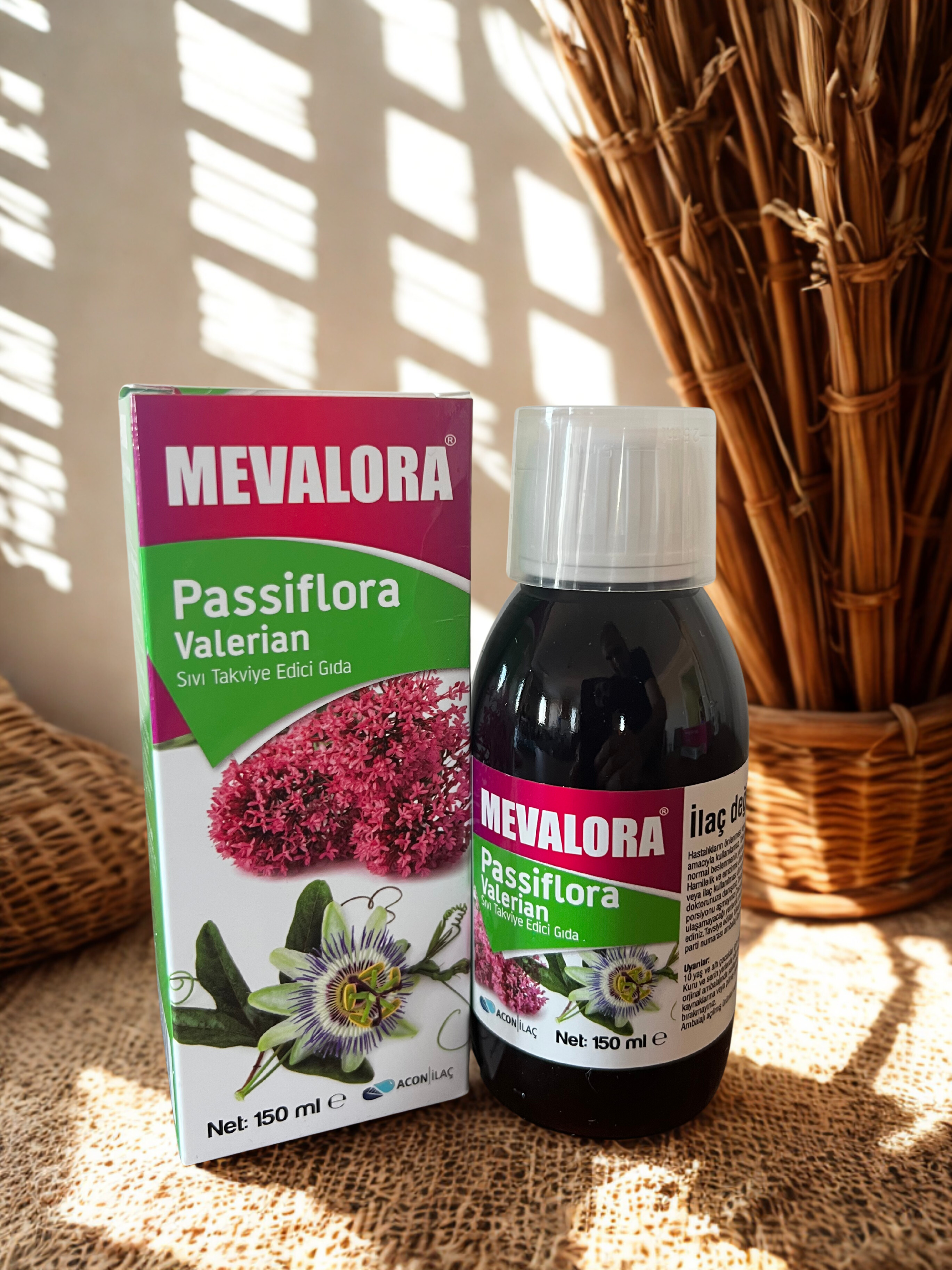 Mevalora Passiflora & Valerian Şurup