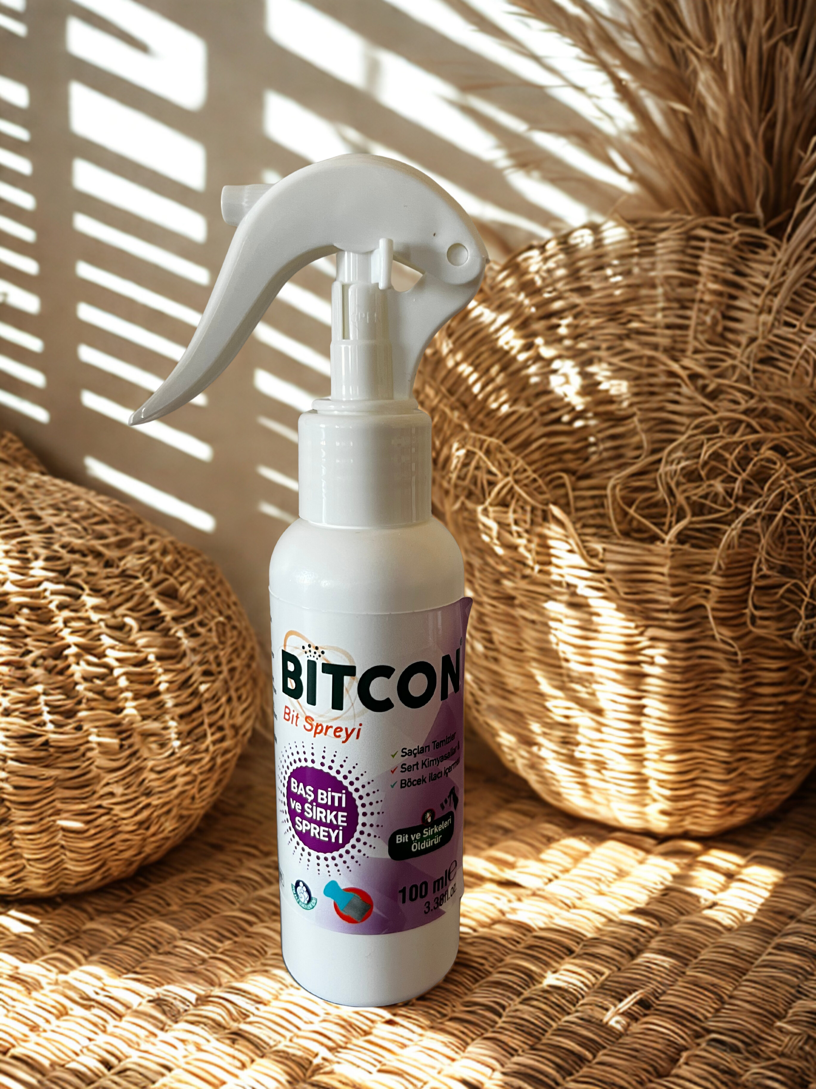 Bitcon Baş Biti ve Sirke Spreyi